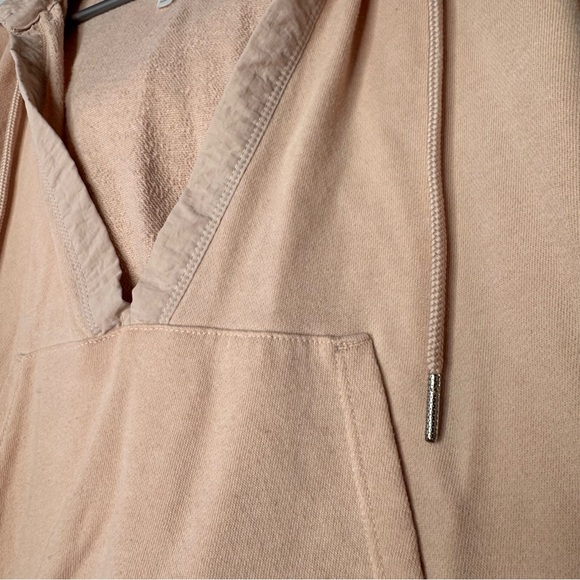 Fabletics sweater pullover light pink peach orange kangaroo pocket hoodie gym - Picture 4 of 7